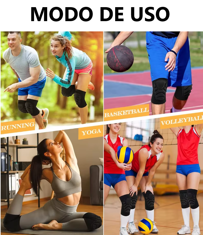 Protector para codo o rodilla suave - Negro