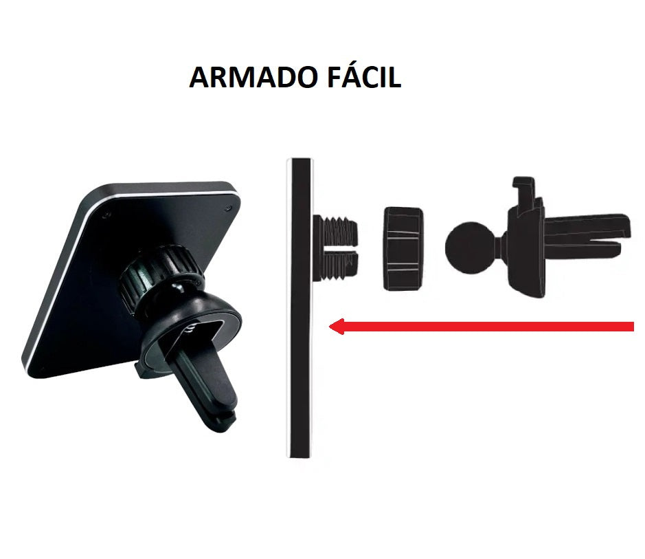 Cargador Magnético Inalámbrico 15w