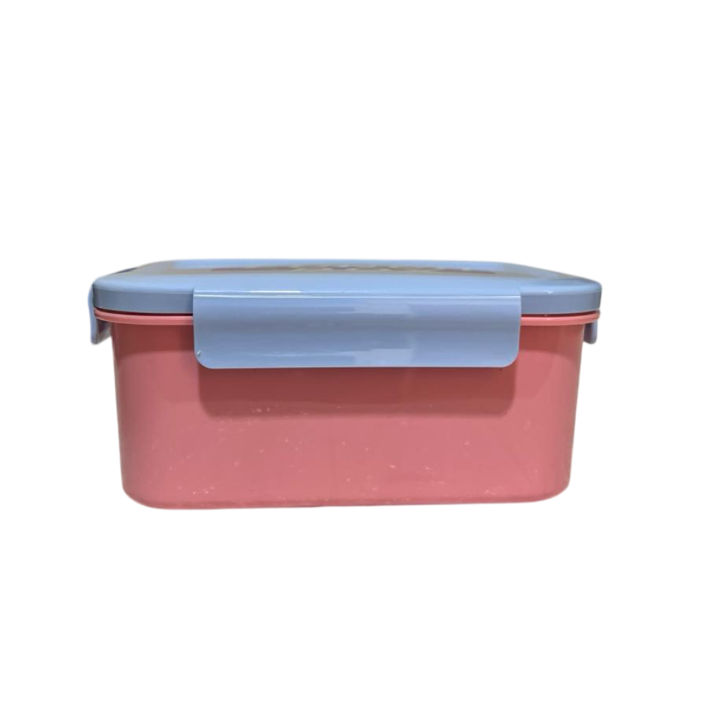 Taper Bento Acero Inoxidable 2 Divisiones 700 ml - Rosado Celeste