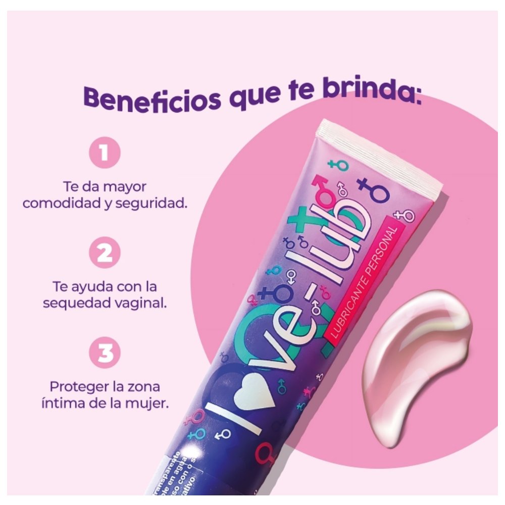 Lubricante Love Lub 120g Seguro y no mancha la ropa