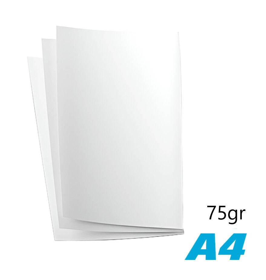 Papel Bond A4 75gr Paquete 500 hojas Útiles De Oficina - Millenium