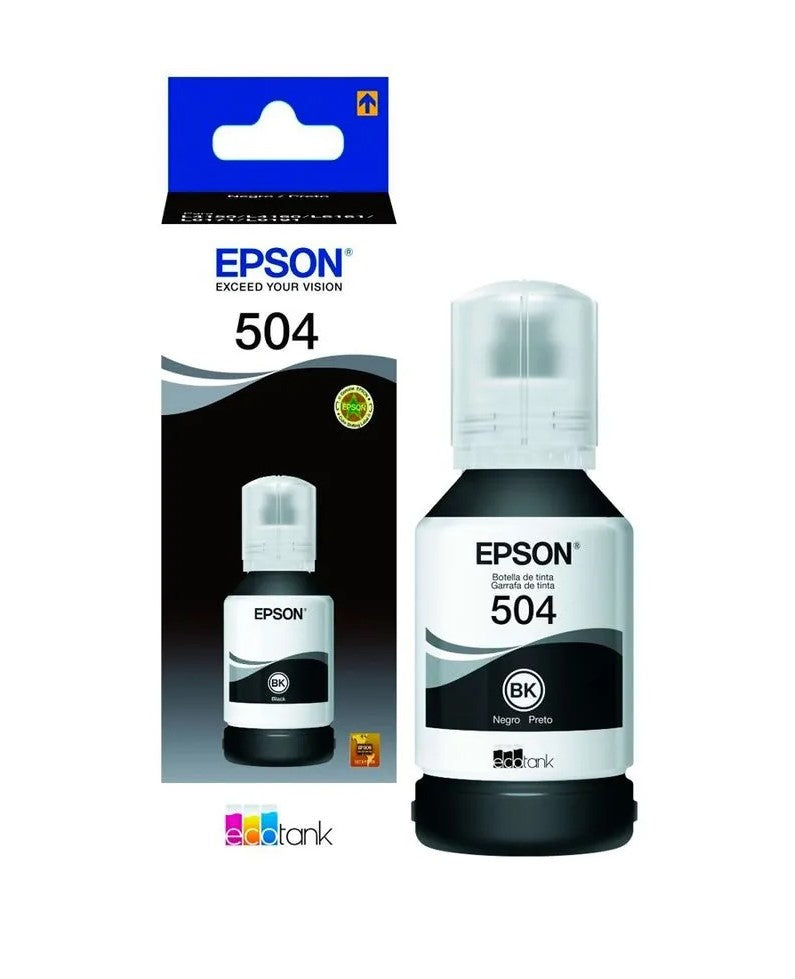 BOTELLA TINTA EPSON 504 NEGRO (T504120) ORIGINAL