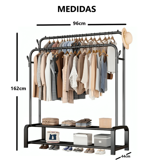 Organizador Colgador de Ropa Armable - 40 Kg