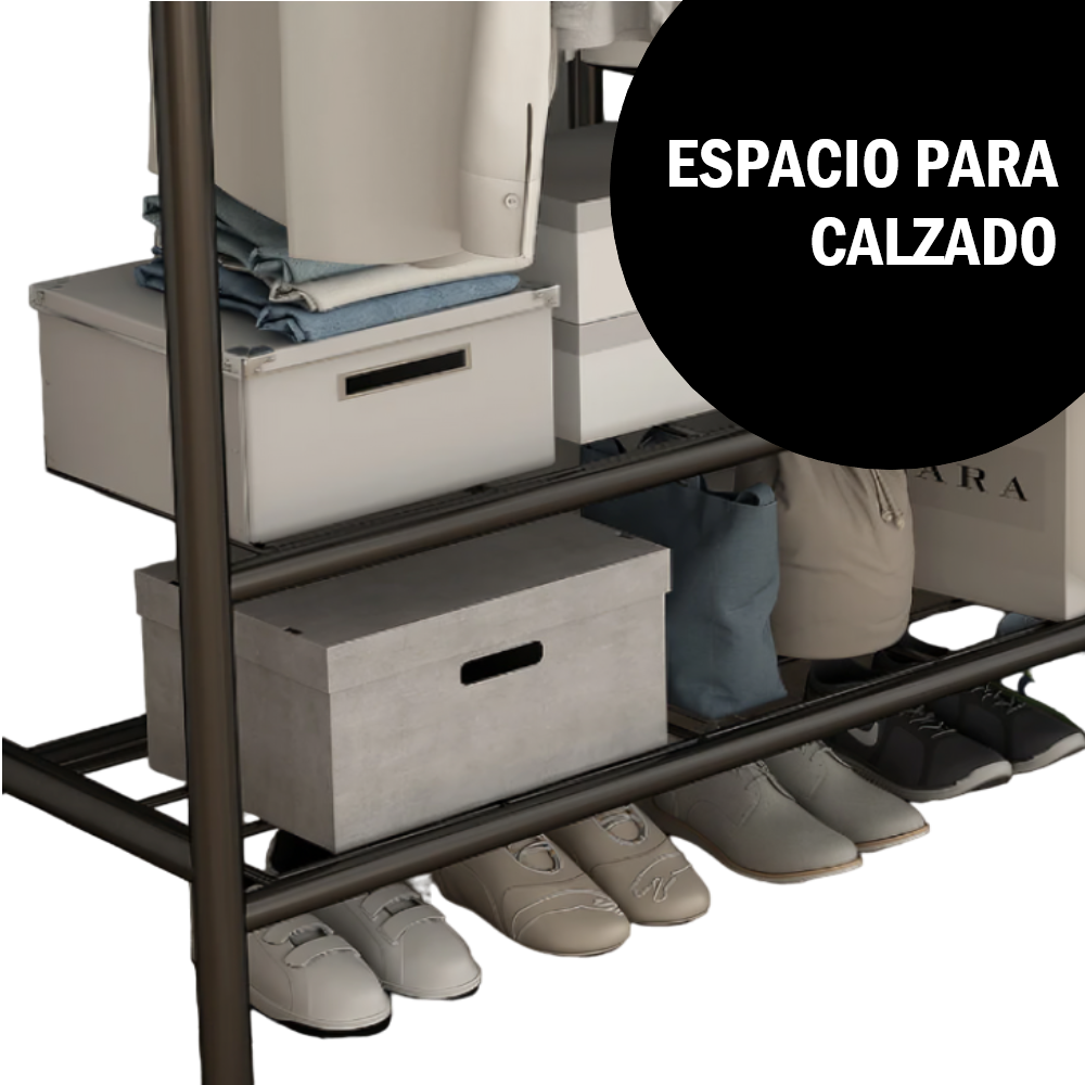 Organizador Colgador de Ropa Armable - 40 Kg
