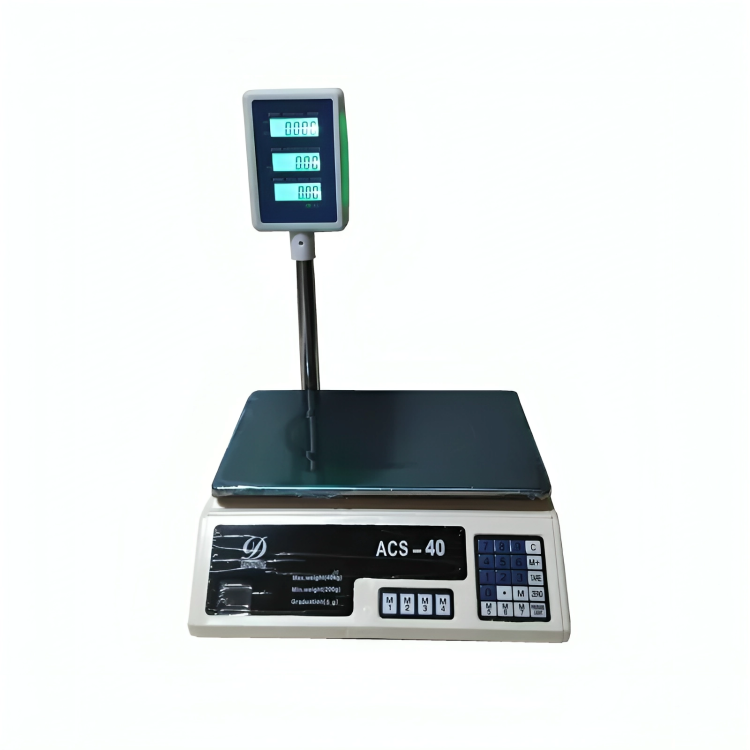 Balanza Digital 40Kg recargable para Uso Comercial