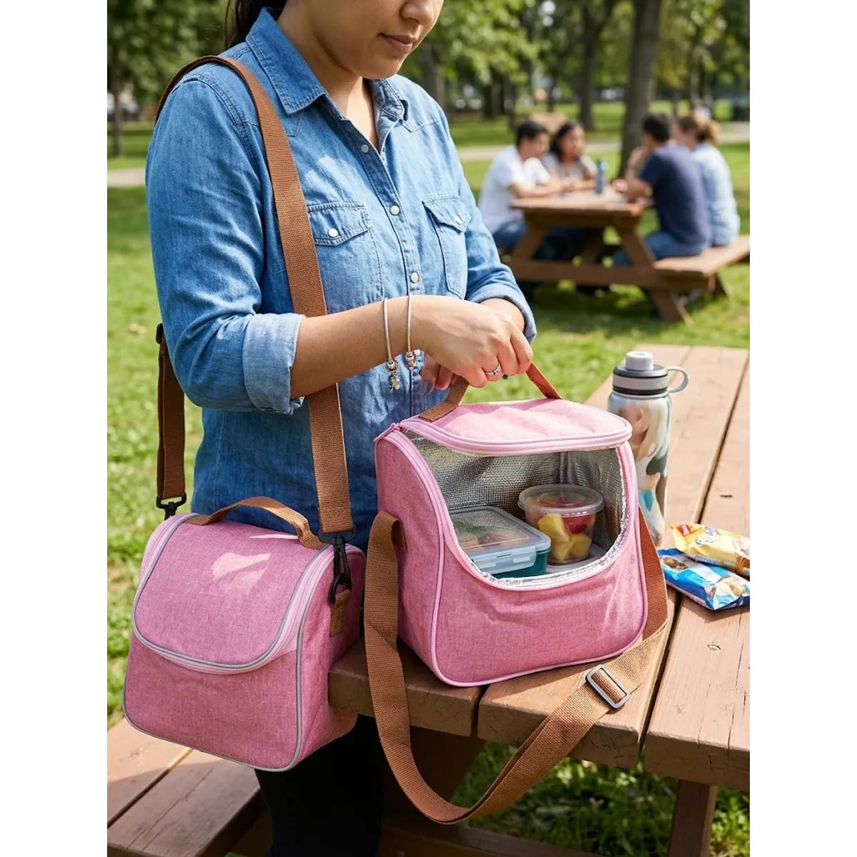 Lonchera Bolso Para alimentos con interior térmico