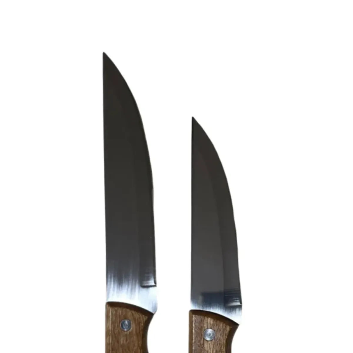 Pack x4 Cuchillos con mango de madera de 5 y 7 pulgadas