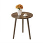 Mesa de café Auxiliar Redonda de Madera Prensada con Diseño Minimalista
