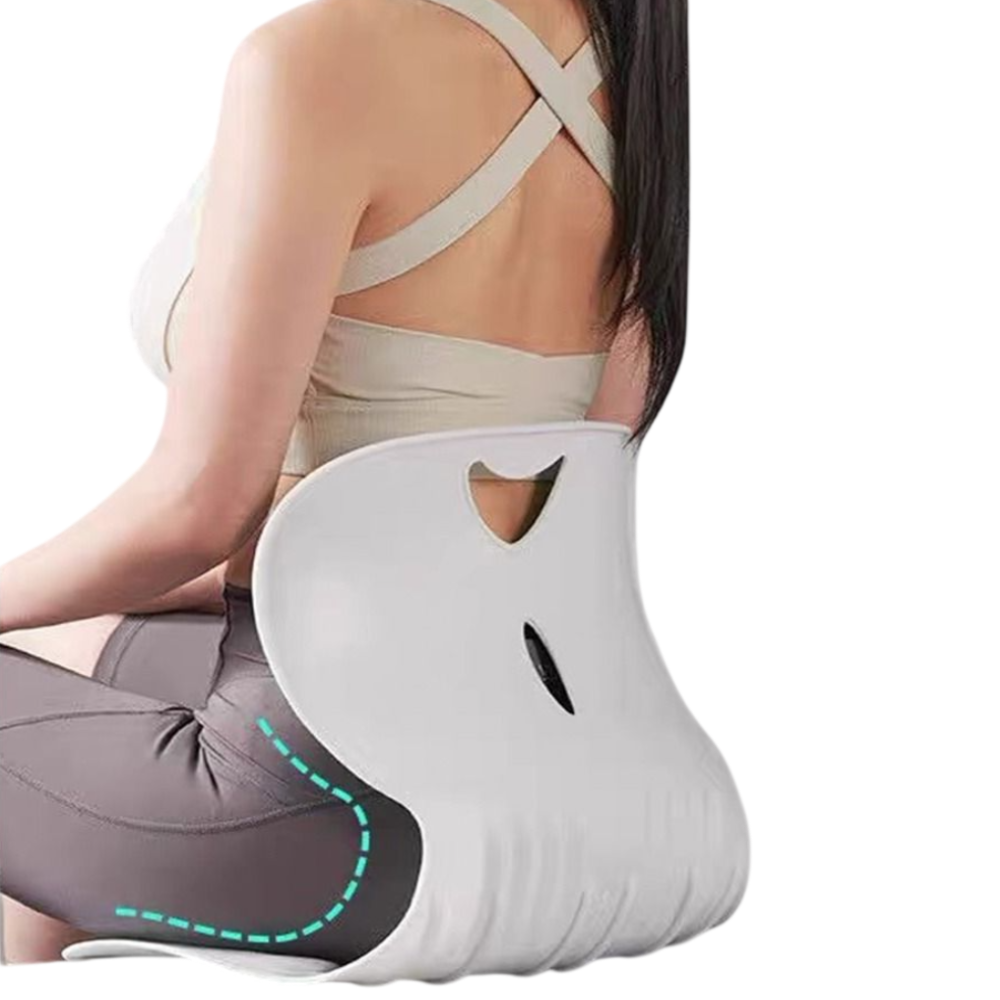 Asiento Cojín ergonómico de oficina con soporte para la espalda - Rosado