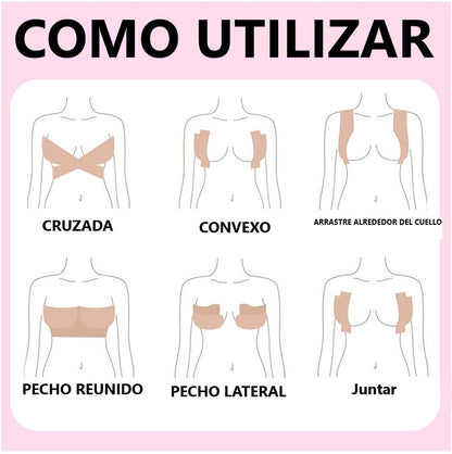 Boob Tape Cinta Levanta Senos Invisible de 5 Metros
