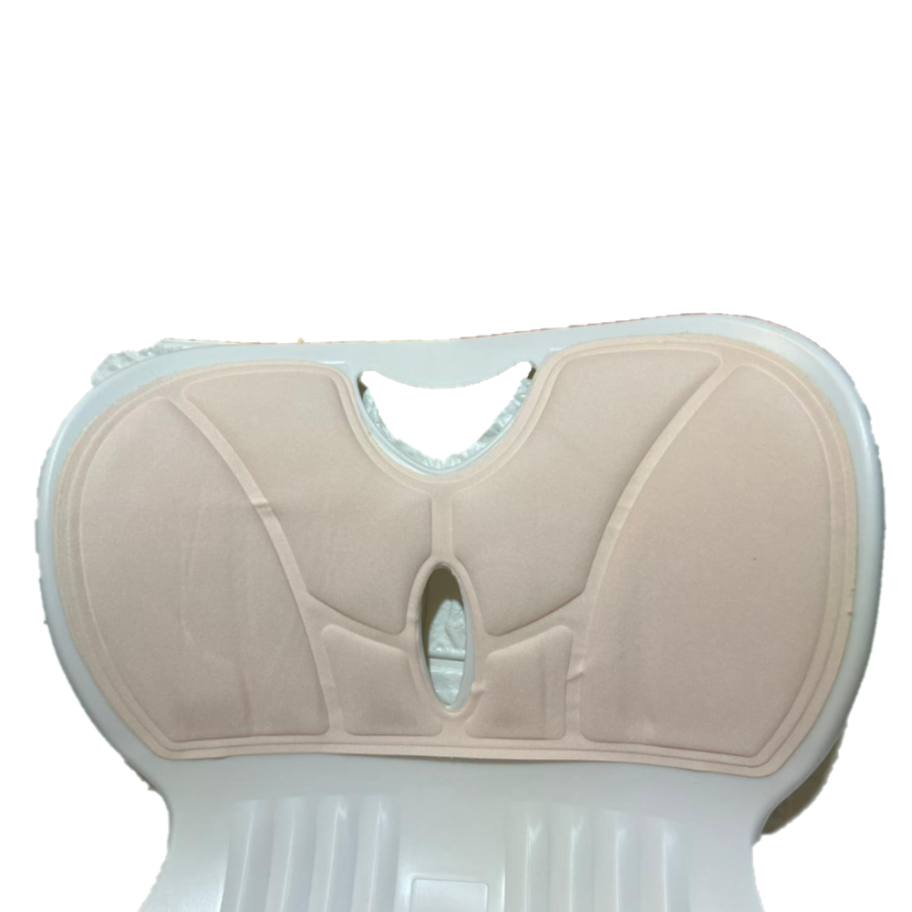 Asiento Cojín ergonómico de oficina con soporte para la espalda - Rosado