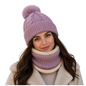 Gorro Chullo con Bufanda de lana y felpa para Invierno
