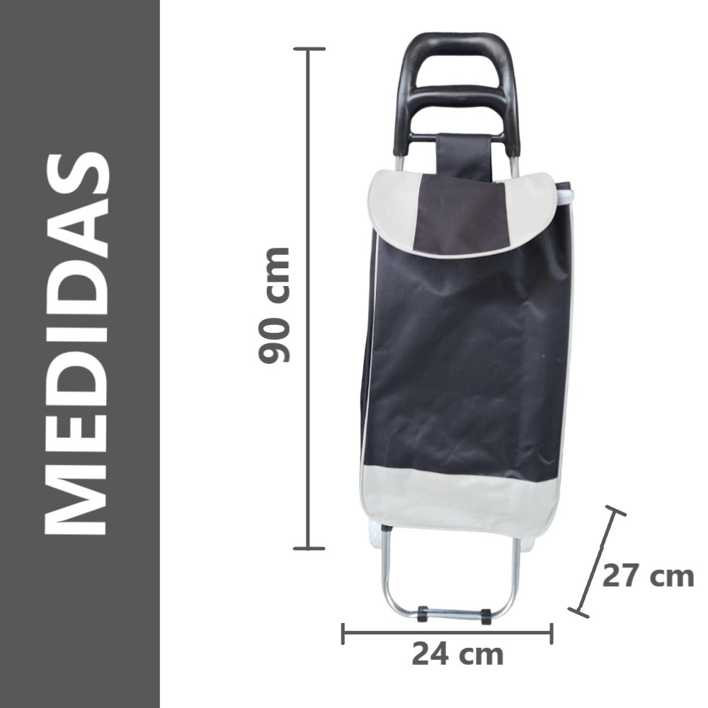 Carreta coche de mercado para transporte hasta 40kg