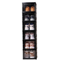 Organizador Zapatera de Acrílico Plegable con puertas - 6 Niveles