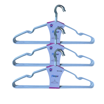 30 Ganchos de Metal Colgadores Para Ropa - Blanco