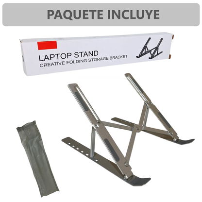 Soporte ajustable portátil 7 niveles para laptop de 8-16 pulgadas