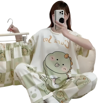 Pijama conjunto pantalon shot diseño kawaii