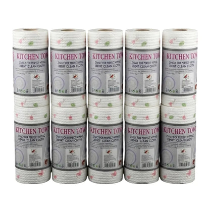10 Rollos de papel toalla desechable