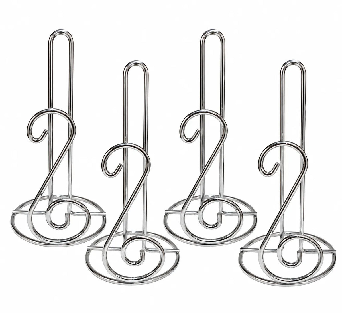 Pack x4 Porta papel toalla Soporte de metal para cocina mesa - 29 x 15 cm