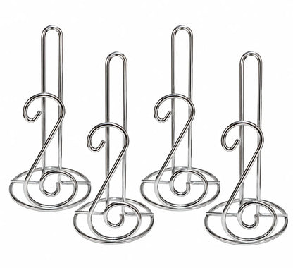 Pack x4 Porta papel toalla Soporte de metal para cocina mesa - 29 x 15 cm
