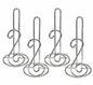 Pack x4 Porta papel toalla Soporte de metal para cocina mesa - 29 x 15 cm