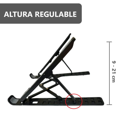 Soporte Base De Laptop Con Doble Ventilador Cooler Ajustable