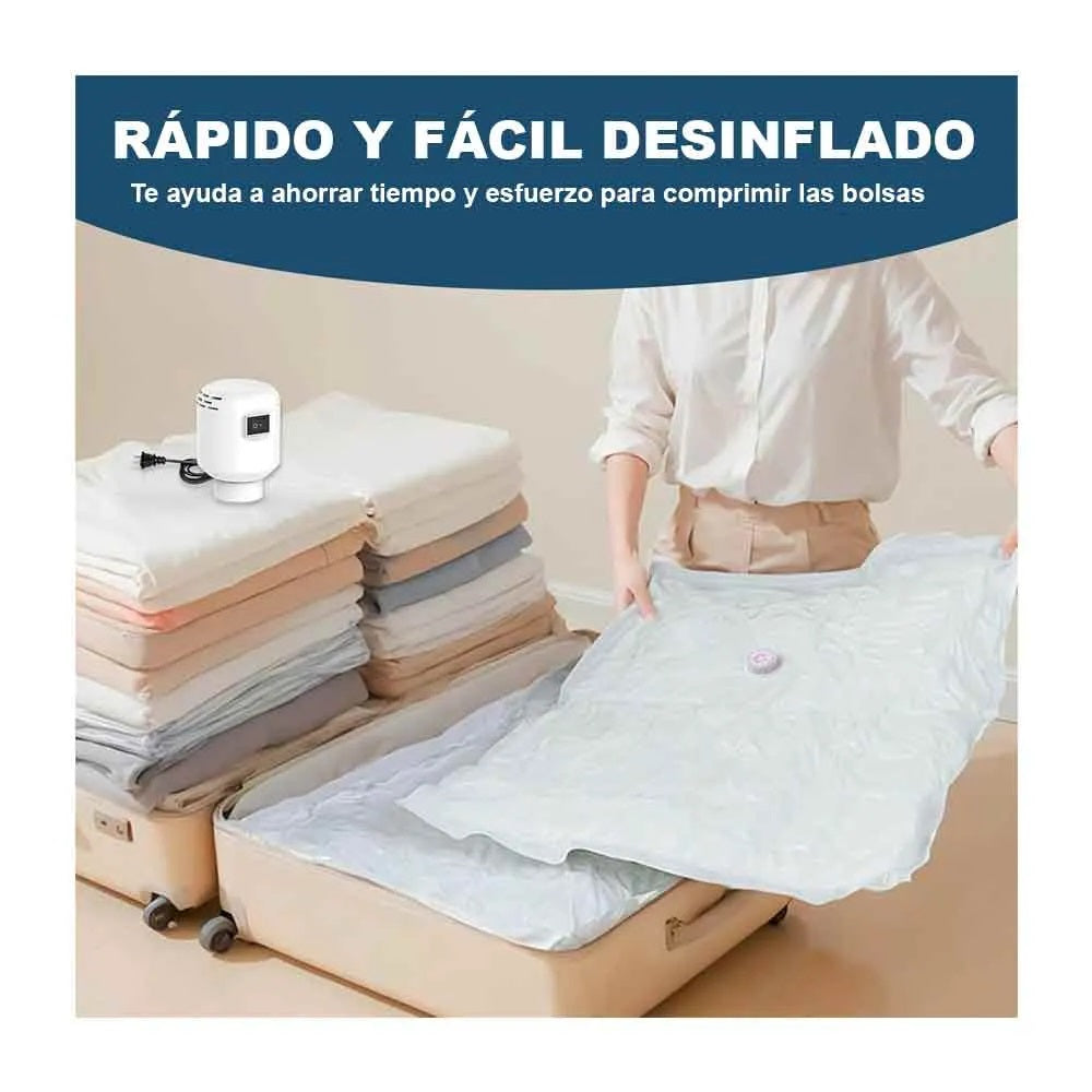Bomba de vacío eléctrica compresor de aire portátil para bolsas de almacenamiento
