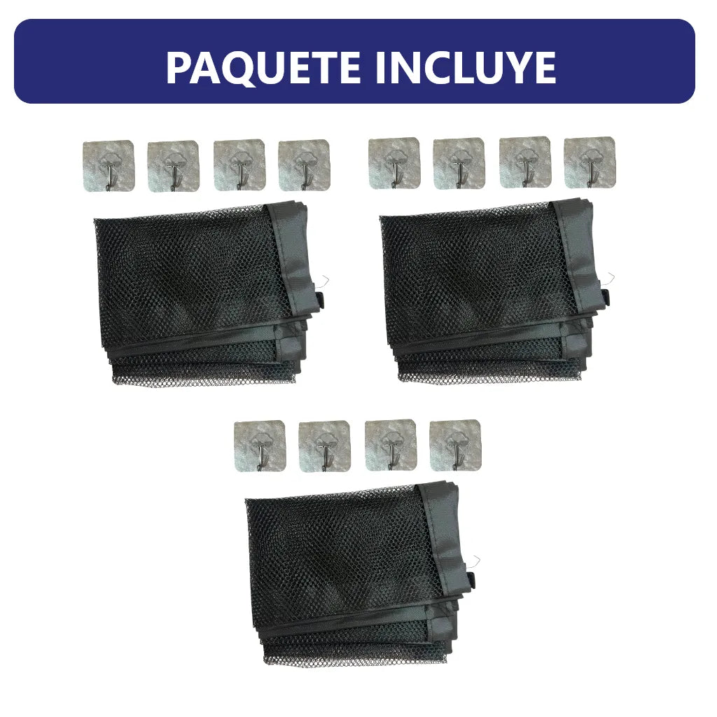 Pack x3 Mallas Protectora Barrera de Mascotas con Ganchos Adhesivos