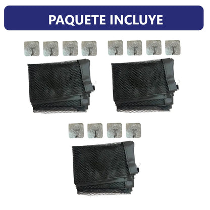Pack x3 Mallas Protectora Barrera de Mascotas con Ganchos Adhesivos