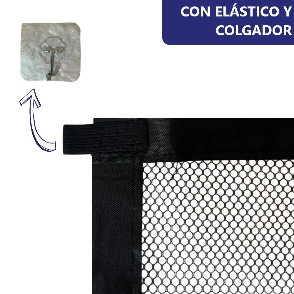 Pack x3 Mallas Protectora Barrera de Mascotas con Ganchos Adhesivos
