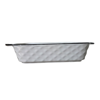 Set x2 platos rectangular  46-10B