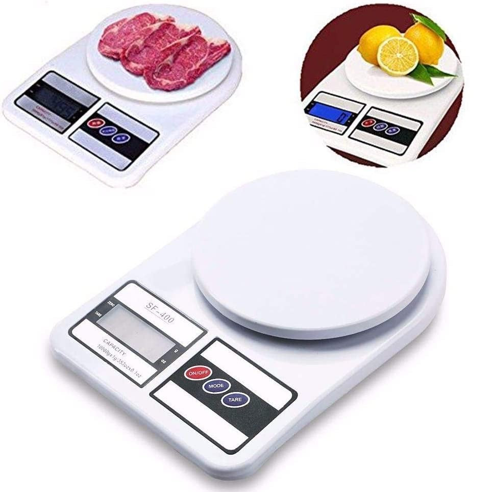Balanza Electrónica Digital 10kg Sf-400 para Comida y Joyas