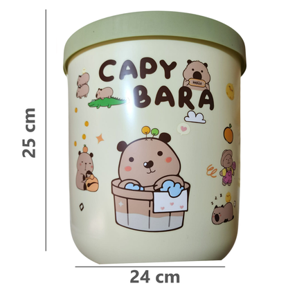 2 TACHOS DE BASURA PAPELERA DE CAPIBARA