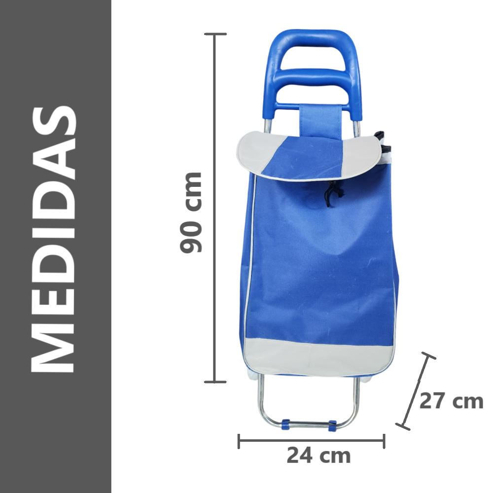 Carreta coche de mercado para transporte hasta 40kg