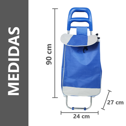 Carreta coche de mercado para transporte hasta 40kg