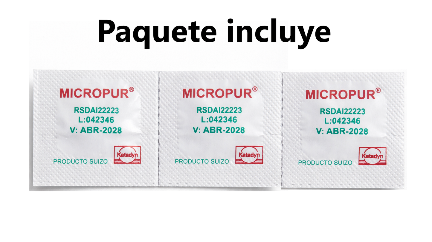 Pastillas purificadoras de agua MICROPUR