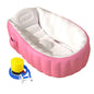 Bañera Tina inflable Portátil 98x64x28 cm con Inflador