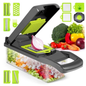 Picador Cortador De Frutas Verduras Manual de Cocina - 12 en 1