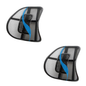 Pack x2 Cojín Soporte Lumbar para Asiento de Carro Auto Oficina