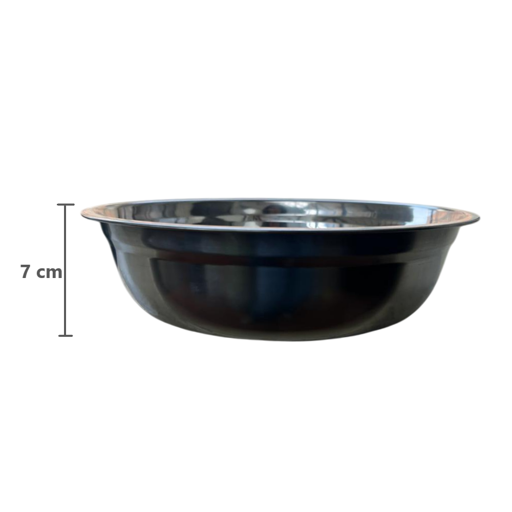 6 TAZONES DE METAL 25CM PESADO 72G GRANDE