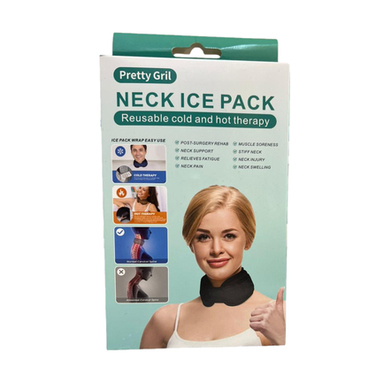Compresa fría y caliente para reducir dolor en cuello cabeza