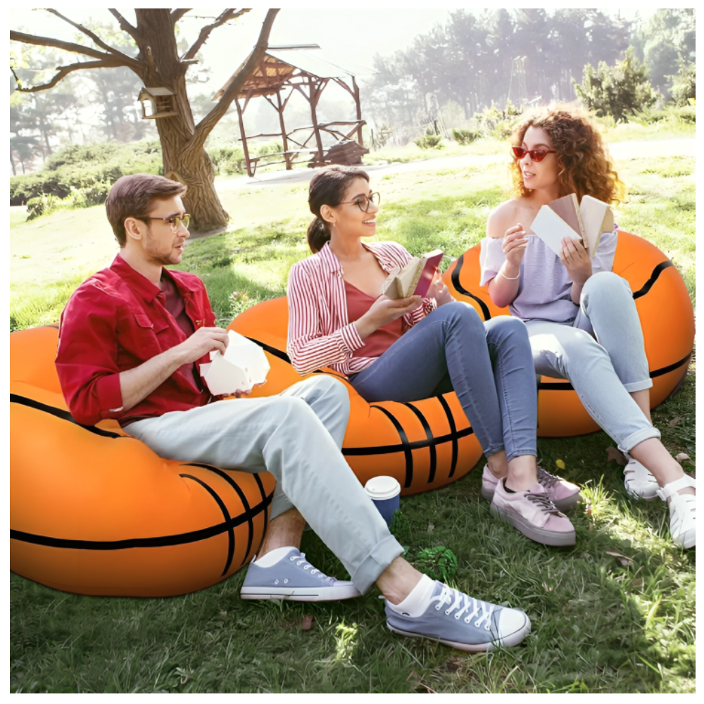 Sofá Inflable Cómodo para Cuarto Jardín