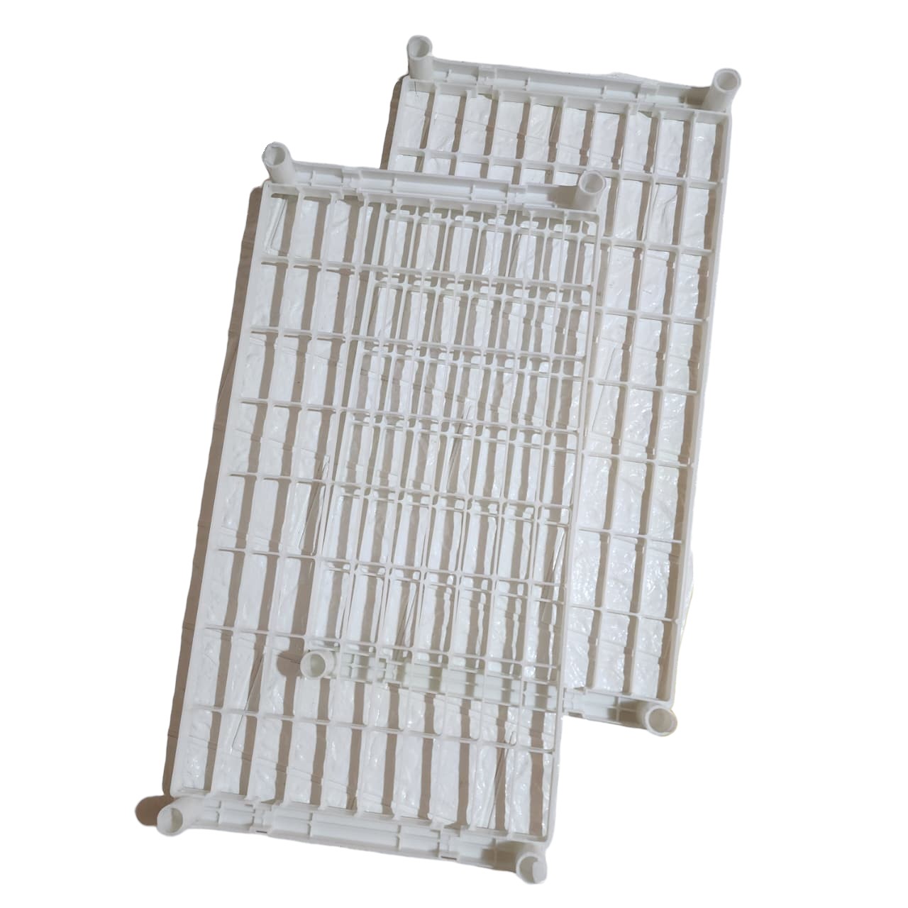 Organizador de cocina de 2 niveles - BLANCO