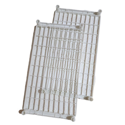 Organizador de cocina de 2 niveles - BLANCO