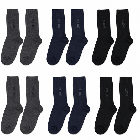 Pack x6 medias calcetines Unisex - Colores aleatorios