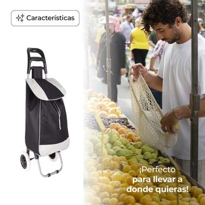 Carreta coche de mercado para transporte hasta 40kg