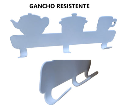 2 Ganchos perchas de metal resistentes - diseño de cocina