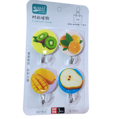 3 paquetes de Ganchos perchas con pegamento - diseño aleatorio