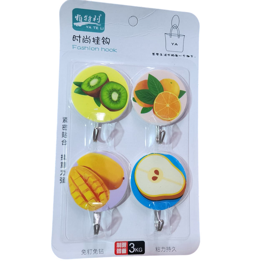 3 paquetes de Ganchos perchas con pegamento - diseño aleatorio