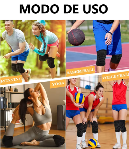 Protector para codo o rodilla suave - Negro